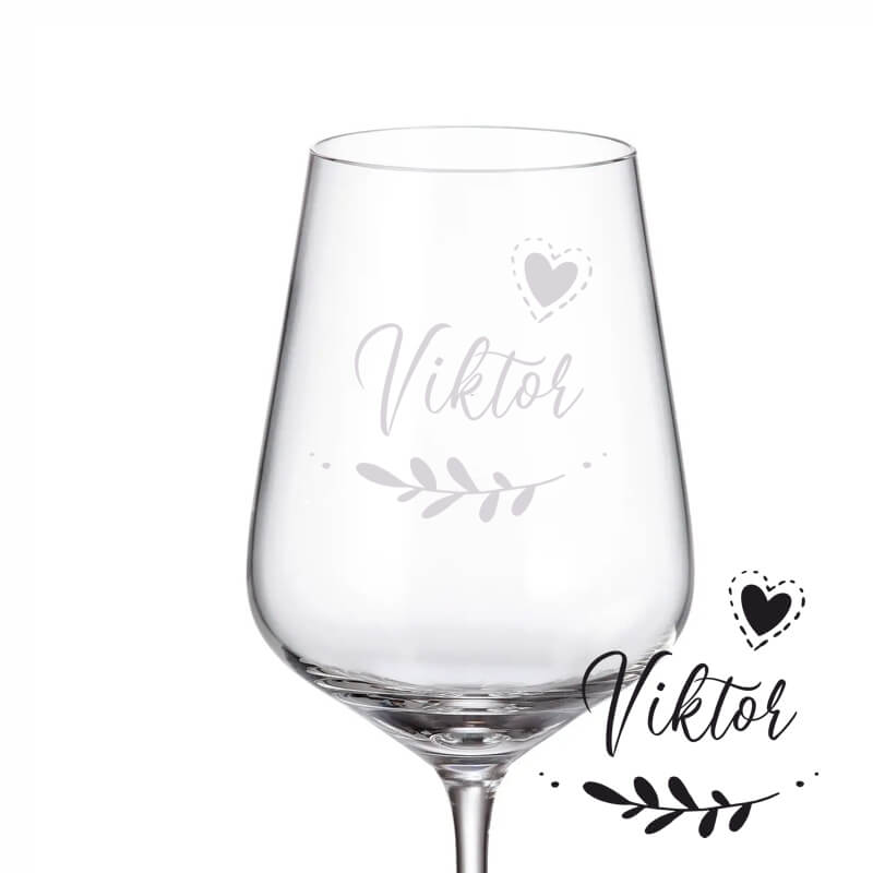 Sklenička na víno Viktor