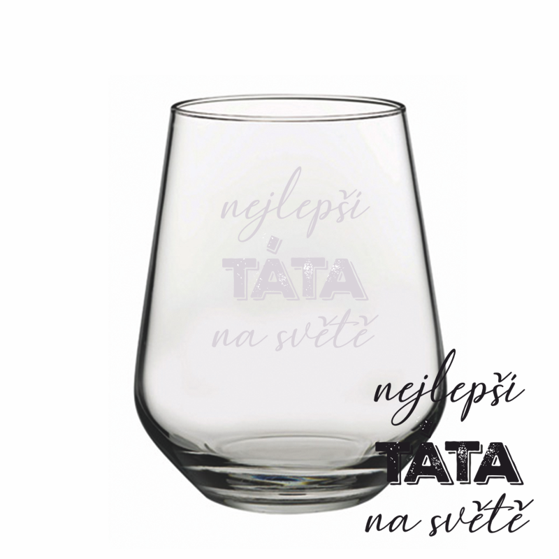 Sklenice Nejlepší táta na světě